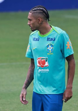 Sao Paulo (SP), 10 / 09 / 2024 - TRAINING / SELECTION / CBF / SP - Brezilya Erkekler Futbol Takımı eğitimi sırasında, Barra Funda 'daki CT Palmeiras, Sao Paulo- SP, bu Çarşamba, 9 Ekim 2024. (Leco viana / the newws2)