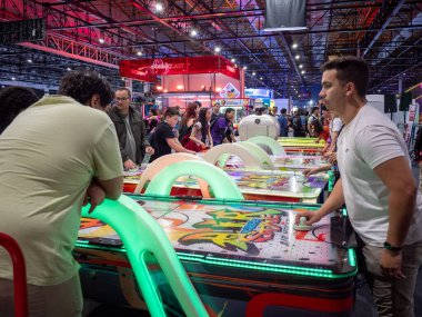 SAO PAULO (SP), Brezilya 10 / 11 / 2024 - BGS / EVENT / SP - Bu Cuma (11), Sao Paulo 'nun kuzeyindeki Expo Center Norte' de düzenlenen Brezilya Oyun Gösterisi sırasında halk hareketi. (Fotoğraf: Fabricio Bomjardim / The Newws2) 