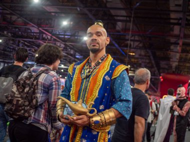 SAO PAULO (SP), Brezilya 10 / 11 / 2024 - BGS / EVENT / SP - Bu Cuma (11), Sao Paulo 'nun kuzeyindeki Expo Center Norte' de düzenlenen Brezilya Oyun Gösterisi sırasında halk hareketi. (Fotoğraf: Fabricio Bomjardim / The Newws2) 