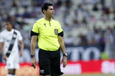 Fortaleza (CE), Brezilya 10 / 12 / 2024 Hakem Antonio Dib Moraes de Sousa, Ceara ve Ponte Preta arasında oynanan 2024 Brezilya Şampiyonası 'nın 31. turu için geçerli olan Vozao Arena' da (Ic moreira / thenews2)