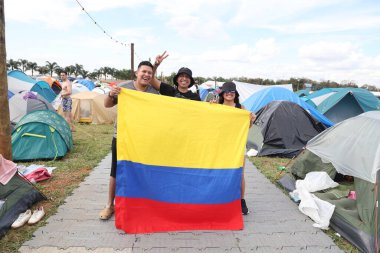 ITU (SP), Brezilya 10 / 12 / 2024 Movement at Dreamville during Tomorrowland Brasil 2024, the national edition of one of the most electronic music festival, called at the world, Arena Maeda