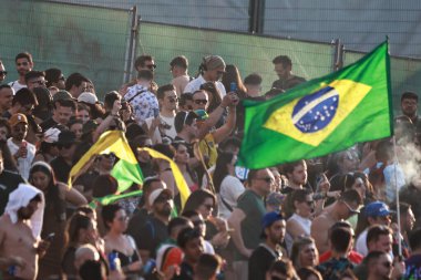 ITU (SP), Brezilya 10 / 12 / 2024 - Brezilyalı DJ wnboss, Tomorrowland Brasil 2024 yılında, dünyanın en büyük elektronik müzik festivallerinden birinin ulusal sürümü, Arena Maeda 'da (leco viana / thenews2)