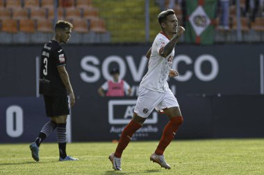 Viseu (PT) Portugal 10 / 13 / 2024 - Maritimo oyuncusu Euler, Portekiz Meu Süper Ligi 'nin sekizinci turu için geçerli olan Academico x Academico arasında oynanan karşılaşmada Fontelo Municipal Stadyumu' nda (alexandre gomes / thews2)