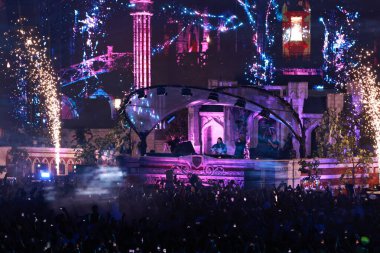 ITU (SP), Brezilya 10 / 13 / 2024 Kuzey Amerika DJ 'i Steve Aoki, Tomorrowland Brasil 2024 yılında, Arena Maeda' da (leco viana / thenews2)