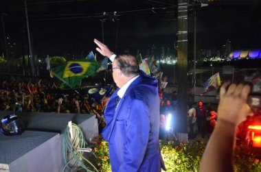 Natal (RN), Brezilya 10 / 14 / 2024 - Rio Grande do Norte 'nin (RN) Banderantes Televizyonunun Birinci Müzakeresi (Band), 2024 Seçimlerinin 2. turu, Natal RN Belediye Başkanlığı adayları 