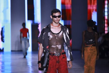 Sao Paulo (SP), Brezilya 10 / 15 / 2024 FASHION / SHOW / SPFW / N58 Sao Paulo Moda Haftası, SPFW N58, Brezilya Kültür Pavyonu (PACUBRA), bu Salı, 15 Ekim 2024. (Fotoğraf: Leco Viana / Thenews2)