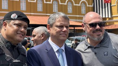 SAO PAULO (SP), Brezilya 10 / 15 / 2024 - Sao Paulo 'daki ROTA genel merkezinde düzenlenen basın toplantısında Sao Paulo' daki elektrik eksikliği (oslaim brito / thenews2)