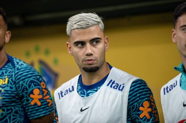 Brasilia (DF), 10 / 15 / 2024 - Brezilya ile Peru arasındaki maçtan önce Andreas Pereira, 2026 Dünya Kupası elemeleri için geçerli, 15 Ekim 2024 akşamı, Arena BRB Mane Garrincha 'da. (ronaldo barreto / the newws2)