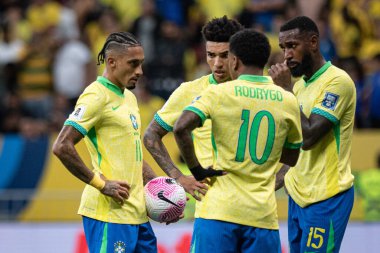Brasilia (DF), 10 / 15 / 2024 - Brezilya ile Peru arasındaki maç, 2026 Dünya Kupası elemeleri için geçerli, 15 Ekim 2024 akşamı, Arena BRB Mane Garrincha 'da. (ronaldo barreto / the newws2)