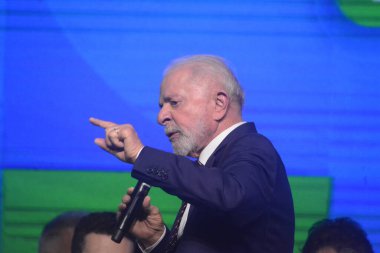 NATAL (RN), Brezilya 10 / 16 / 2024 - Cumhurbaşkanı Luiz Inacio Lula da Silva ve altı bakanıyla birlikte Natal 'daki Devlet Okulu' nda (jose aldenir / thews2)