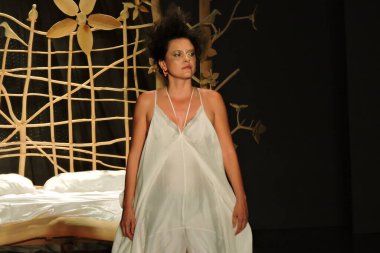 Sao Paulo (SP), Brezilya 10 / 16 / 2024 Foz defilesi Sao Paulo moda haftası, SPFW N58, Brezilya Kültür Pavyonu (PACUBRA), bu Çarşamba, 16 Ekim 2024. (Leco Viana / Newws2) 