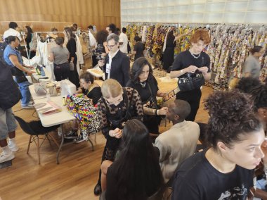 Sao Paulo (SP), Brezilya 10 / 16 / 2024 - Iguatemi alışveriş merkezinde yer alan SPFW n58 'deki Menino Rei markasının sahne arkası ve güzelliği (Leco Viana / Thenews2)