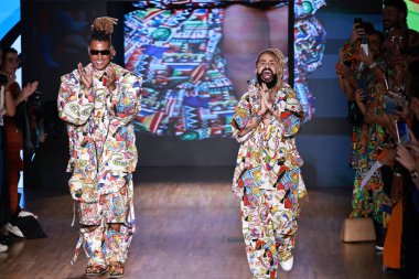 Sao Paulo (SP), Brezilya 10 / 16 / 2024 - Meninos Rei markası Ceu Rocha ve Junior Rocha 'nın kurucuları SPFW n58 (Leco Viana / Thenews2)