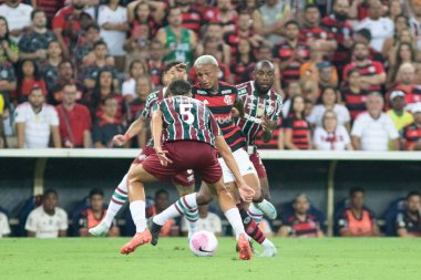 Rio de Janeiro (RJ), 10 / 17 / 2024 - BRAZILIAN / FLAMENGO / FLUMINENSE / RJ - Flamengo ve Fluminense arasındaki maç sırasında, Brezilya serisi A 2024 'ün 30. turu (erica Martin / thenews2)