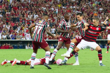 Rio de Janeiro (RJ), 10 / 17 / 2024 - BRAZILIAN / FLAMENGO / FLUMINENSE / RJ - Flamengo ve Fluminense arasındaki maç sırasında, Brezilya serisi A 2024 'ün 30. turu (erica Martin / thenews2)