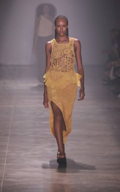 Sao Paulo (SP), 10 / 18 / 2024 - Sao Paulo Moda Haftası 'nın beşinci gününde Sou de Algodao moda gösterisi (SPFW), Brezilya Kültür Pavyonu' nda, başkentin güneyinde, Ibirapuera Park 'ta. 