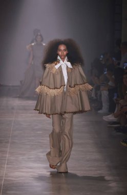 Sao Paulo (SP), 10 / 18 / 2024 - Sao Paulo Moda Haftası 'nın beşinci gününde Sou de Algodao moda gösterisi (SPFW), Brezilya Kültür Pavyonu' nda, başkentin güneyinde, Ibirapuera Park 'ta. 