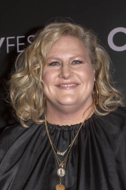 NEW YORK, NEW YORK - 18 Ekim 2024: Bridget Everett, PaleyFest 2024 yılında New York 'ta The Paley Museum' da yapılan 