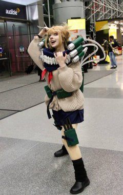 New York Comic Con 2024. 18 Ekim 2024, New York, ABD: The New York Comic Con 2024 'ün çok daha kalabalık ikinci günü 17-20 Ekim 2024 tarihleri arasında Manhattan' daki Javits Kongre Merkezi 'nde (niyi fote / theenews2)