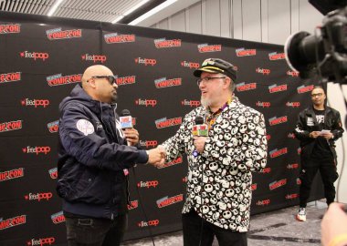 SciFi, New York Comic Con 2024 'te Korku ile buluşuyor. 18 Ekim 2024, New York, ABD: The New York Comic Con 2024 (niyi fote / theenews2) sırasında medya galerisinde Lumina 'nın aktörleri ve yönetmenleriyle yapılan bir medya röportajı.)