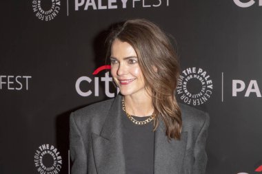 NEW YORK, ABD - 20 Ekim 2024: Keri Russell PaleyFest 2024 'te The Paley Museum' da (M10 / Thenews2) 