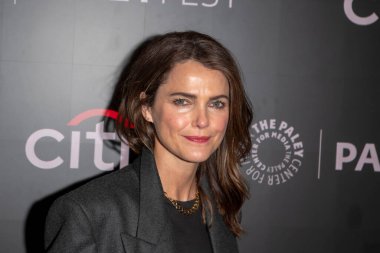 NEW YORK, ABD - 20 Ekim 2024: Keri Russell PaleyFest 2024 'te The Paley Museum' da (M10 / Thenews2) 