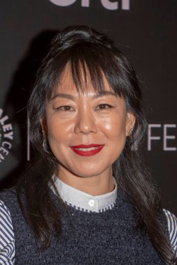 NEW YORK, ABD - 20 Ekim 2024: Ali Ahn, PaleyFest 2024 'te The Paley Museum' da (M10 / Thenews2) 