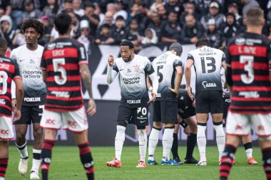 Sao Paulo (SP), 10 / 20 / 2024 - BRAZIL CUP / CORINTHIANS FLAMENGO - Corinthians ve Flamengo arasındaki maç, Brezilya Futbol Kupası yarı finalinin ikinci ayağı için geçerli, bu Pazar öğleden sonra (Ronaldo Barreto / Thenews2) 