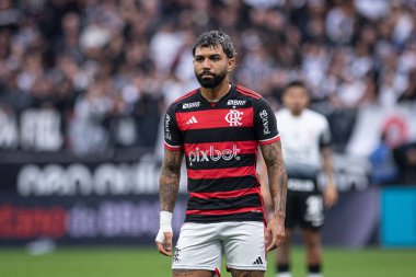 Sao Paulo (SP), 10 / 20 / 2024 - BRAZIL CUP / CORINTHIANS VS FLAMENGO - Gabril Barbosa ile Flamengo arasında oynanan karşılaşmada, Brezilya Futbol Kupası 'nın yarı finalinin ikinci ayağı (Ronaldo Barreto / Thenews2) 