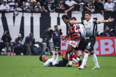 Sao Paulo (SP), 10 / 20 / 2024 - BRAZIL CUP / CORINTHIANS FLAMENGO - Corinthians ve Flamengo arasındaki maç, Brezilya Futbol Kupası yarı finalinin ikinci ayağı için geçerli, bu Pazar öğleden sonra (Ronaldo Barreto / Thenews2) 