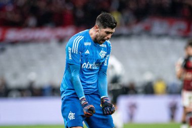Sao Paulo (SP), 10 / 20 / 2024 - BRAZILIAN CUP / CORINTHIANS VS FLAMENGO - Flamengo 'dan Rossi, Corinthians ve Flamengo arasındaki maçta yarı finalin ikinci ayağı (Ronaldo Barreto / Thenews2) 