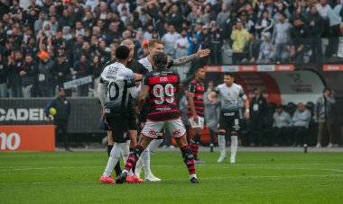 Sao Paulo (SP), 10 / 20 / 2024 - BRAZIL CUP / CORINTHIANS vS FLAMENGO - Corinthians ve Flamengo arasındaki maç sırasında oyuncu Gabigol, Brezilya Futbol Kupası yarı finalinin ikinci ayağı için geçerlidir. (Tomze Fonseca / Tenews2)