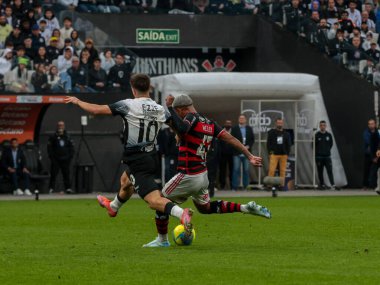 Sao Paulo (SP), 10 / 20 / 2024 - BRAZIL CUP / CORINTHIANS VS FLAMENGO - Corinthians ve Flamengo arasındaki maç sırasında, Brezilya Futbol Kupası 'nın yarı finalinin ikinci ayağı (Tomze Fonseca / Thenews2) 