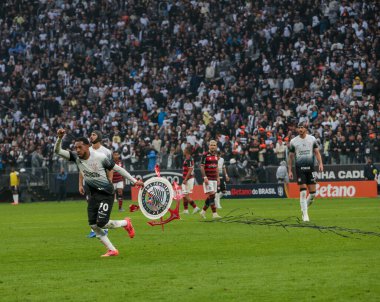 Sao Paulo (SP), 10 / 20 / 2024 - Brezilya Futbol Kupası yarı finalinin ikinci ayağı için geçerli olan Flamengo oyuncuları 20 Ekim 2024 Pazar günü, Neo Quimica Arena 'da. (Tomze Fonseca / Tenews2)