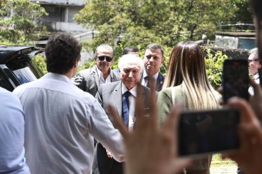 Sao Paulo (SP), 10 / 22 / 2024 - Eski Brezilya Cumhurbaşkanı Michel Temer aday Ricardo Nunes (MDB) ile katıldı, eski cumhurbaşkanı Jair Bolsonaro, Vali Tarcisio de Freitas ile öğle yemeğine katıldı. (Leco Viana / Newws2)