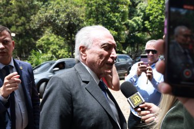Sao Paulo (SP), 10 / 22 / 2024 - Eski Brezilya Cumhurbaşkanı Michel Temer aday Ricardo Nunes (MDB) ile katıldı, eski cumhurbaşkanı Jair Bolsonaro, Vali Tarcisio de Freitas ile öğle yemeğine katıldı. (Leco Viana / Newws2)