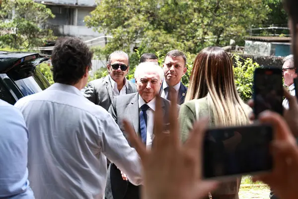 Sao Paulo (SP), 10 / 22 / 2024 - Eski Brezilya Cumhurbaşkanı Michel Temer aday Ricardo Nunes (MDB) ile katıldı, eski cumhurbaşkanı Jair Bolsonaro, Vali Tarcisio de Freitas ile öğle yemeğine katıldı. (Leco Viana / Newws2)