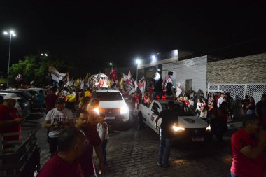 Natal, Brezilya: 10.24.2024 - Recife Belediye Başkanı - Joao Campos (PSB), Natal 'da 13 maç yaptı. Recfe şehrinin belediye başkanı, 2024 seçimlerinin ilk turunda tekrar seçildi, Joao Kamp-psb, katıldı. (Jose Aldenir / Newws2)