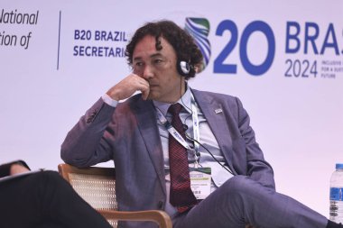 Sao Paulo (sp), 10 / 24 / 2024 b20 / summit / brasil sesi President, Fausto augusto junior in the panel 'unlock of human capital: how to save, Building and power to power to face to global issues' (leco viana / theenews2)) 