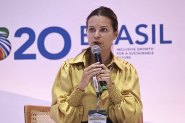 Sao Paulo (sp), 10 / 24 / 2024 b20 / zirve / brasil - Patricia Ellen, moderatör kurucu ortağı aya Earth Partner, 