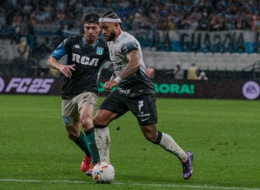 Sao Paulo (sp), Brezilya 10 / 24 / 2024 - korintliler ve yarışçılar arasındaki maç sırasında Memphis depay, copa sul-americana 'nın Neo Quimica Arena' da (tomze fonseca / thenews2)