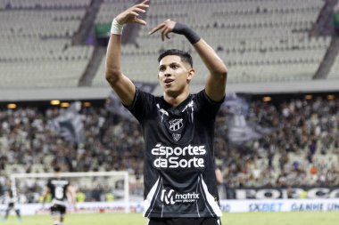 Fortaleza (ce), 10 / 26 / 2024 - Erick pulga from ceara score and his goal in the game between ceara (ce) against paysandu (pa), for the 34. round of the 2024 Brazil Championship series b. (Lc Moreira / Thews2)