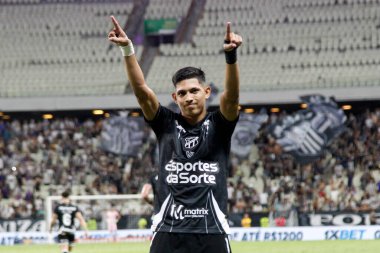 Fortaleza (ce), 10 / 26 / 2024 - Erick pulga from ceara score and his goal in the game between ceara (ce) against paysandu (pa), for the 34. round of the 2024 Brazil Championship series b. (Lc Moreira / Thews2)