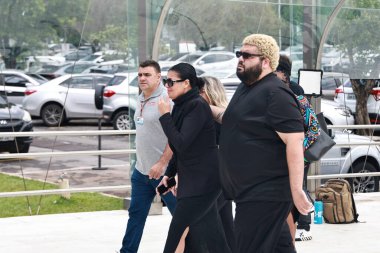 Sao Paulo (sp), 10 / 25 / 2024 - Death / sport / boks / maguila / sp - Irani 'nin karısı eski oyuncu Adilson Maguila' nın cesedini izlemek için gelir ve anma töreni Sao Paulo Eyaleti yasama meclisinde yapılır. (Leco Viana / Newws2)