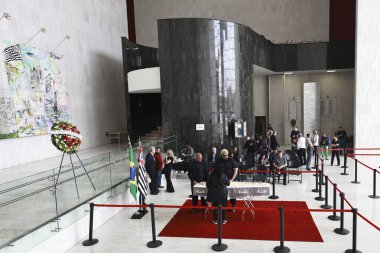 Sao Paulo (sp), 10 / 25 / 2024 - Ölüm / Spor / Boks / Maguila / sp - Savaşçı Adilson Maguila 'nın bedeni Sao Paulo eyaleti yasama meclisinde, 25 Ekim 2024 Cuma sabahı serilmiştir. (Fotoğraf: Leco Viana / Thenews2 / Depozito Fotoğrafları)