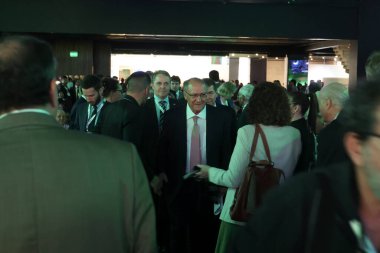 Sao Paulo (sp), Brezilya 10 / 25 / 2024 açılış konuşması sözcüsü: Geraldo Alckmin, Brezilya başkan yardımcısı ve kalkınma, endüstri, ticaret ve hizmetlerden sorumlu bakan 20 - b20 zirve brasil (leco viana / theenews2)