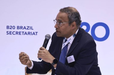 Sao Paulo (sp), 10 / 25 / 2024 - Bay R. Mukundan, Hindistan Endüstrisi Konfederasyonu başkan yardımcısı ve Tata Kimyasalları genel müdürü ve CEO 'su, 