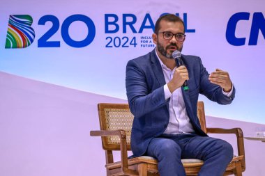 Sao Paulo (sp), 10 / 25 / 2024 - Miguel Castro, panelde koordine edilen b20 brasil politikalarından eyleme: iş 20 - b20 zirve brasil sahnesinde b20 brasil girişimlerinin mirası. (Leco Viana / Newws2)