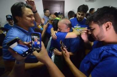 Natal, 10 / 27 / 2024 - 2. turda Paulinho freire -uniao brasil Natal Rn 'in belediye başkanı seçildi ve Natal Rn' de% 55.34 - 222.661 oy, Natalia bonavides 'e karşı% 44.66-179.714 oy aldı. (Jose Aldenir / Newws2)