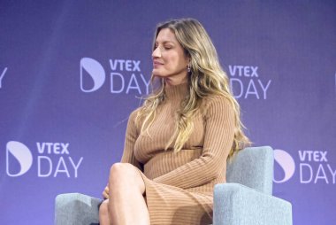 Sao Paulo (sp), 10 / 28 / 2024: gisele bundchen at vtex day on June 5, 2023, sao paulo, brrazil. Gisele Bundchen, 44 yaşında, üçüncü çocuğuna hamile. (Leandro Chemalle / Yeniler 2) 